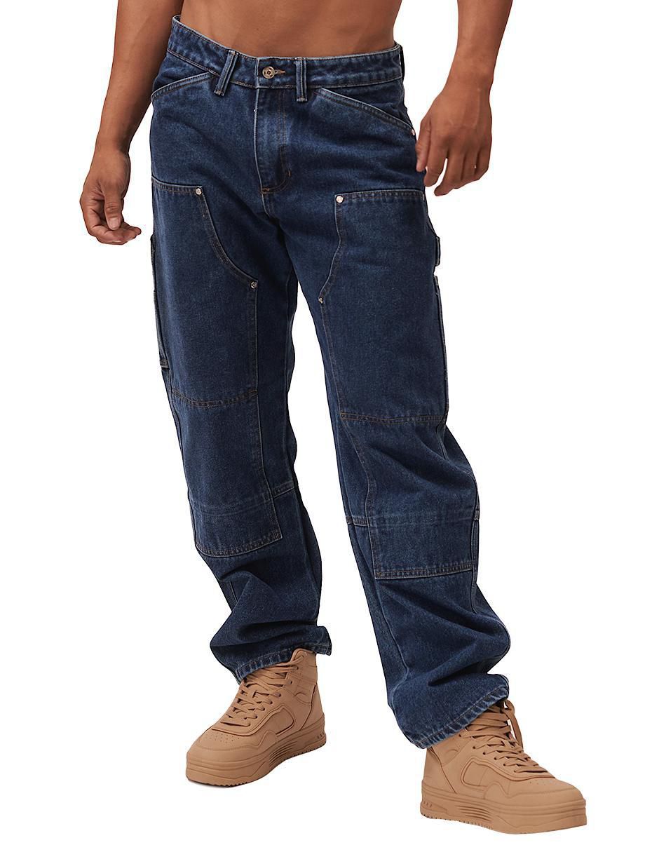 Jeans carpenter straight Mchk lavado obscuro para hombre