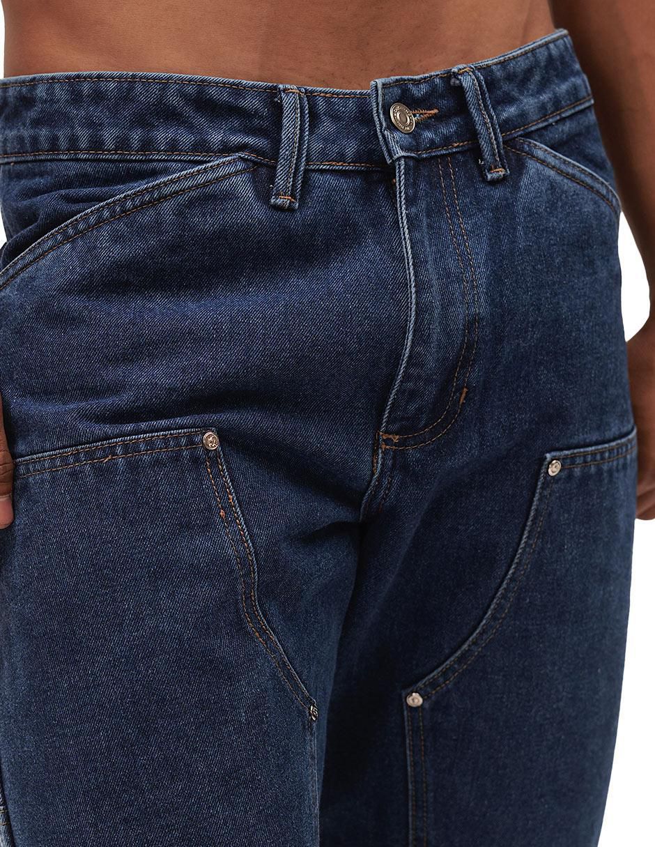 Jeans carpenter straight Mchk lavado obscuro para hombre