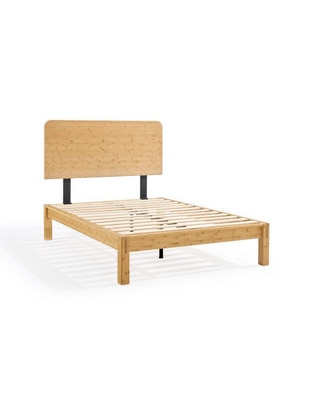Base para cama Mix & Match de madera roble