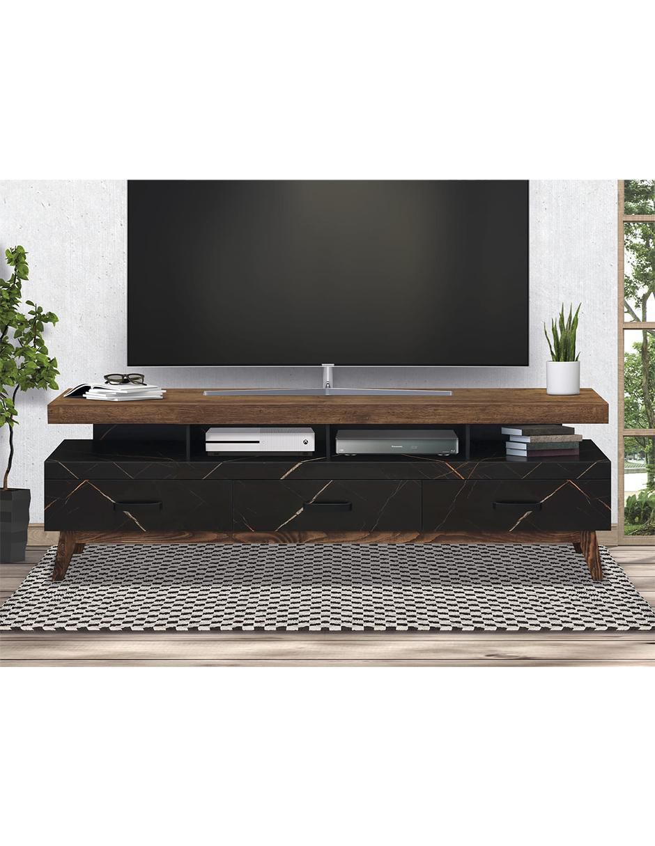Mueble de TV armable de MDF