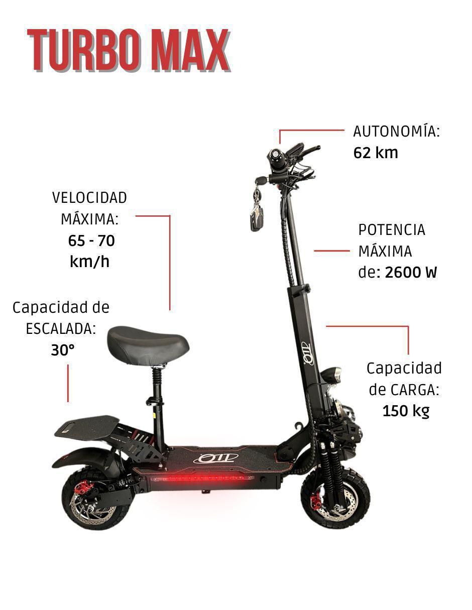 Scooter eléctrico Turbo Max 2