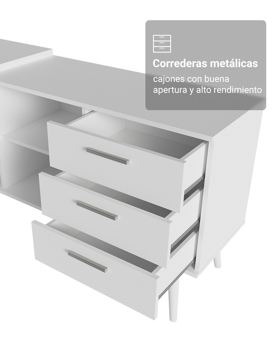 Escritorio armable Lisboa Madesa