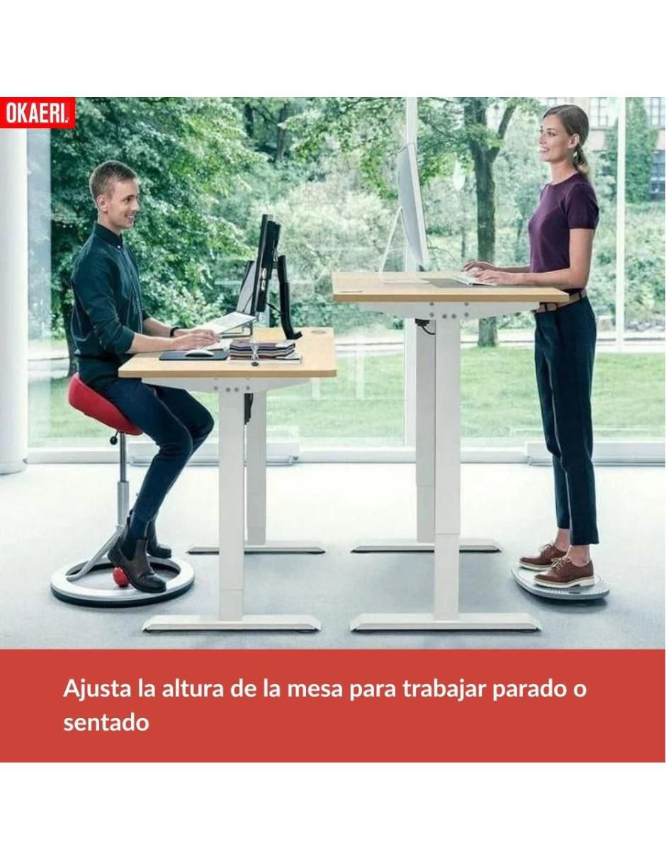 Base inteligente para escritorio armable de madera 7
