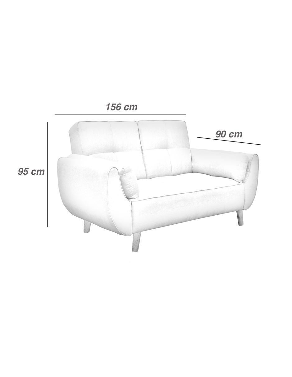 Love seat Toronto de lino 5