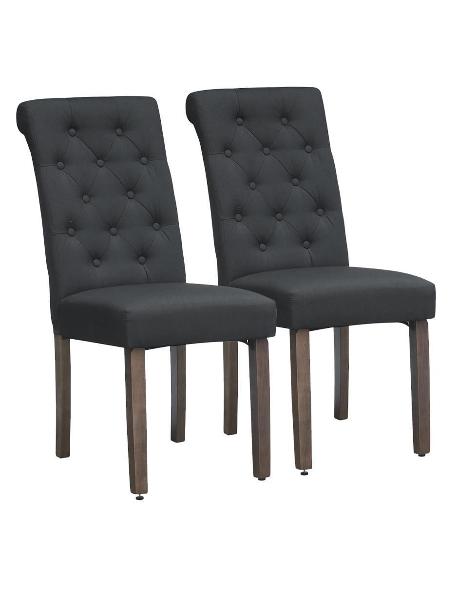 Juego de sillas 2 piezas Moderna de madera