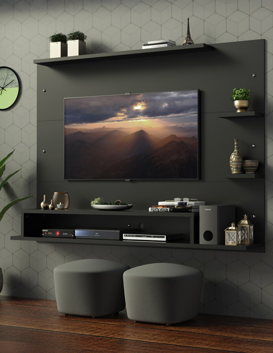 Mueble flotante para TV armable Alfa de MDP 6