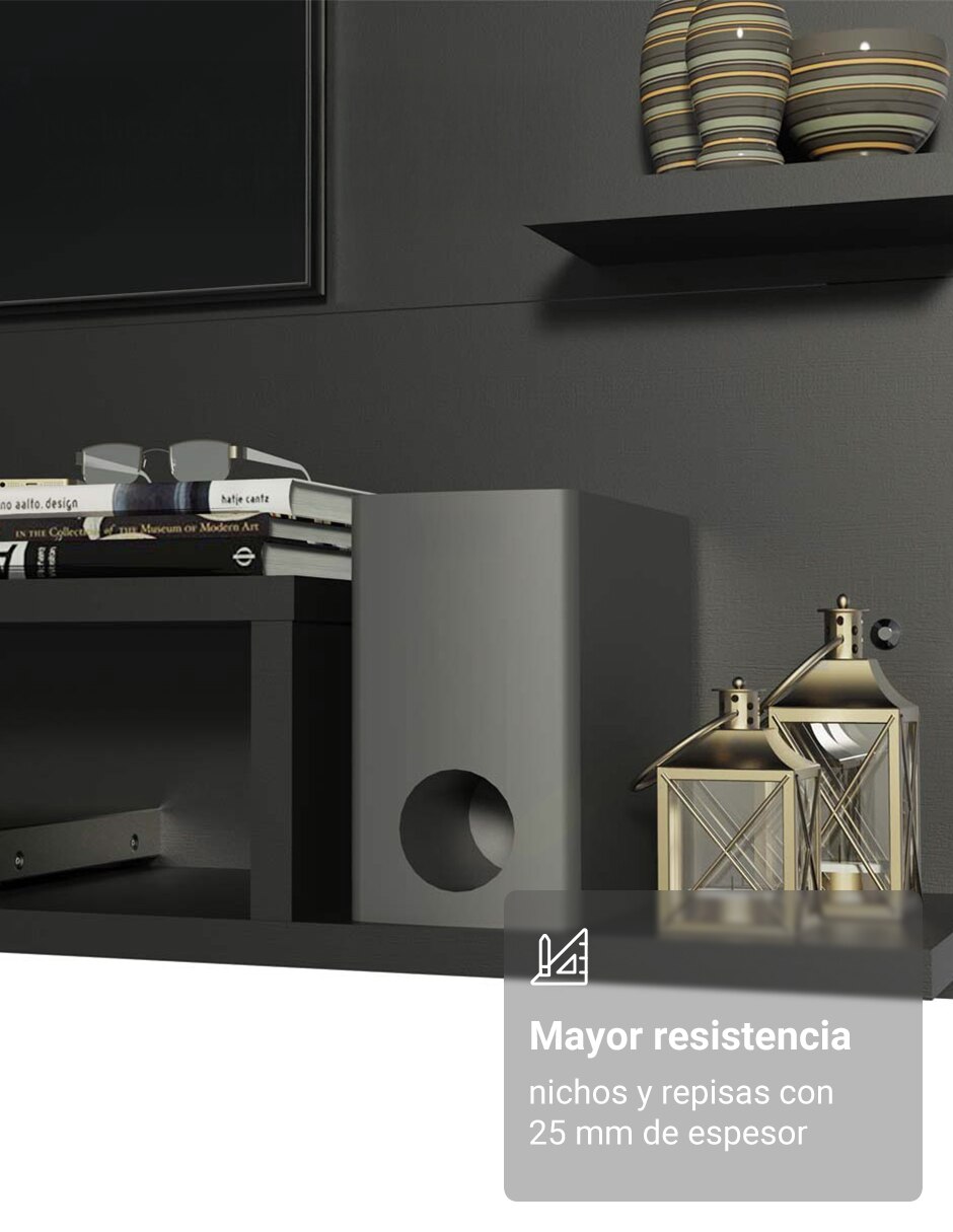 Mueble flotante para TV armable Alfa de MDP 4