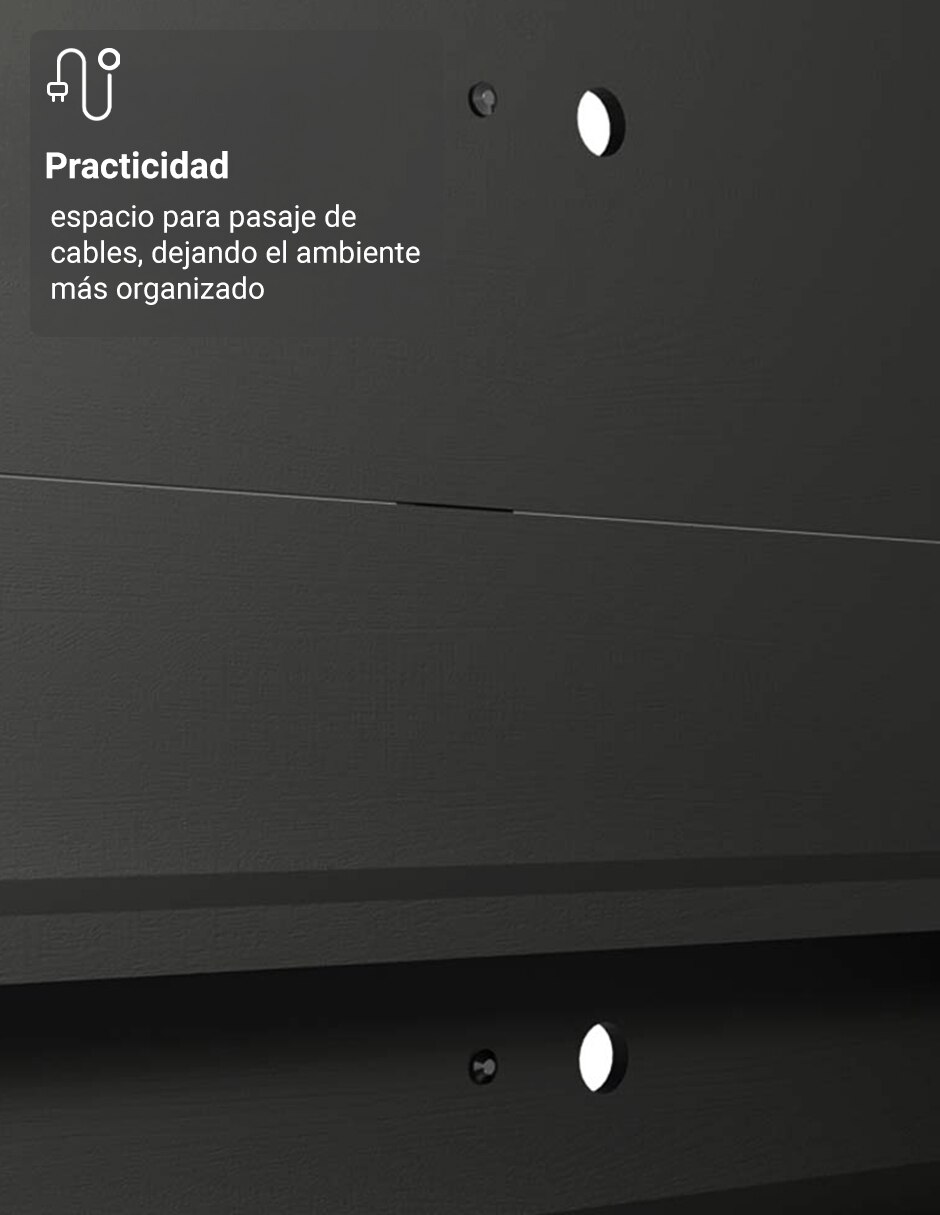 Mueble flotante para TV armable Alfa de MDP 7