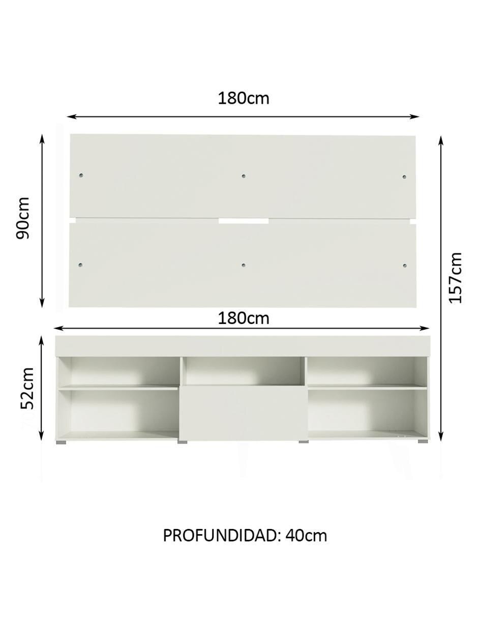 Mueble de tv Miami de MDP 7