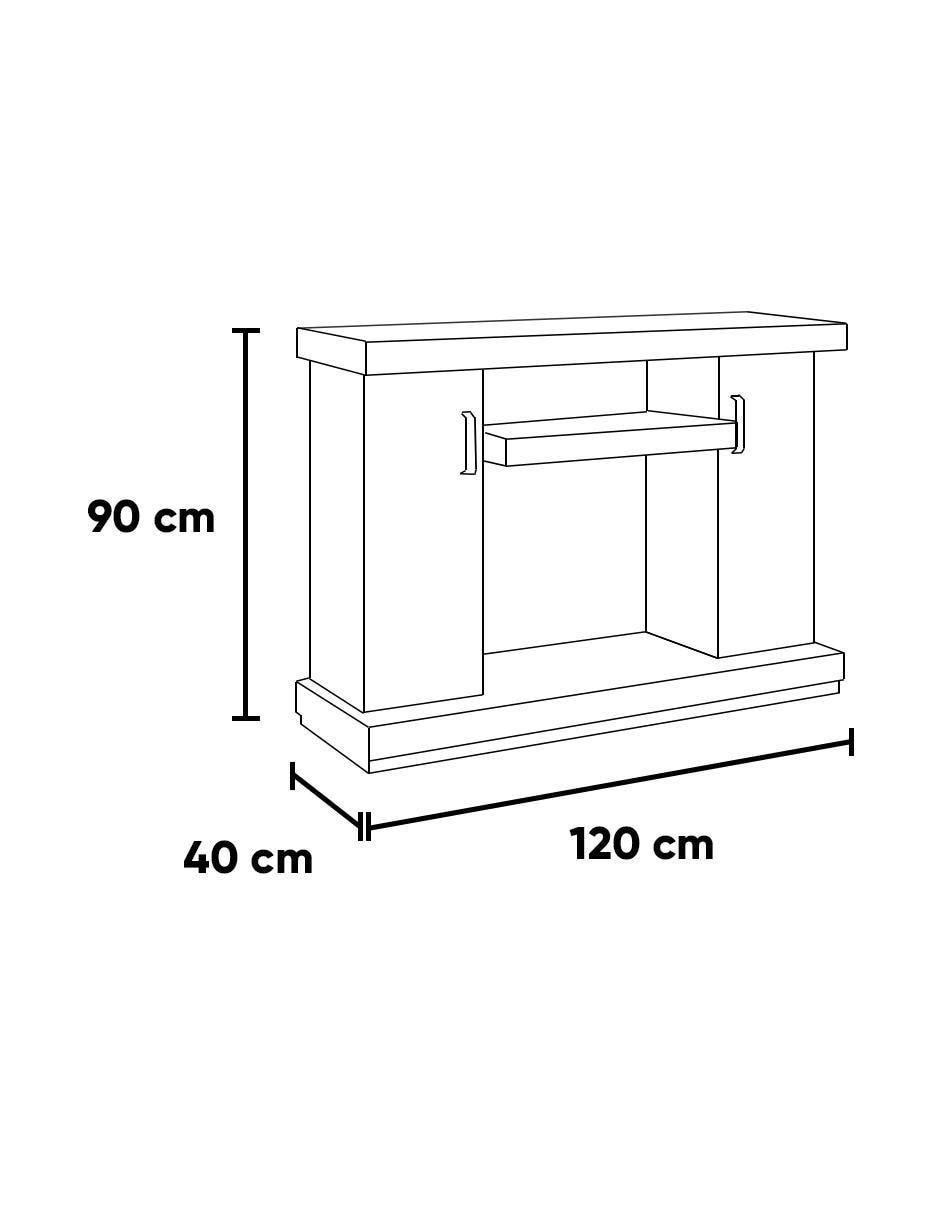 Mueble de TV armable Habana de madera 5