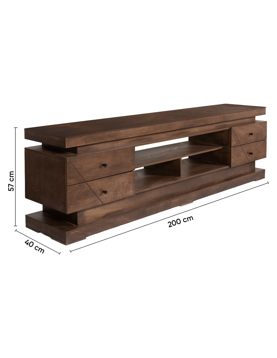 Mueble de tv luciana de madera 21