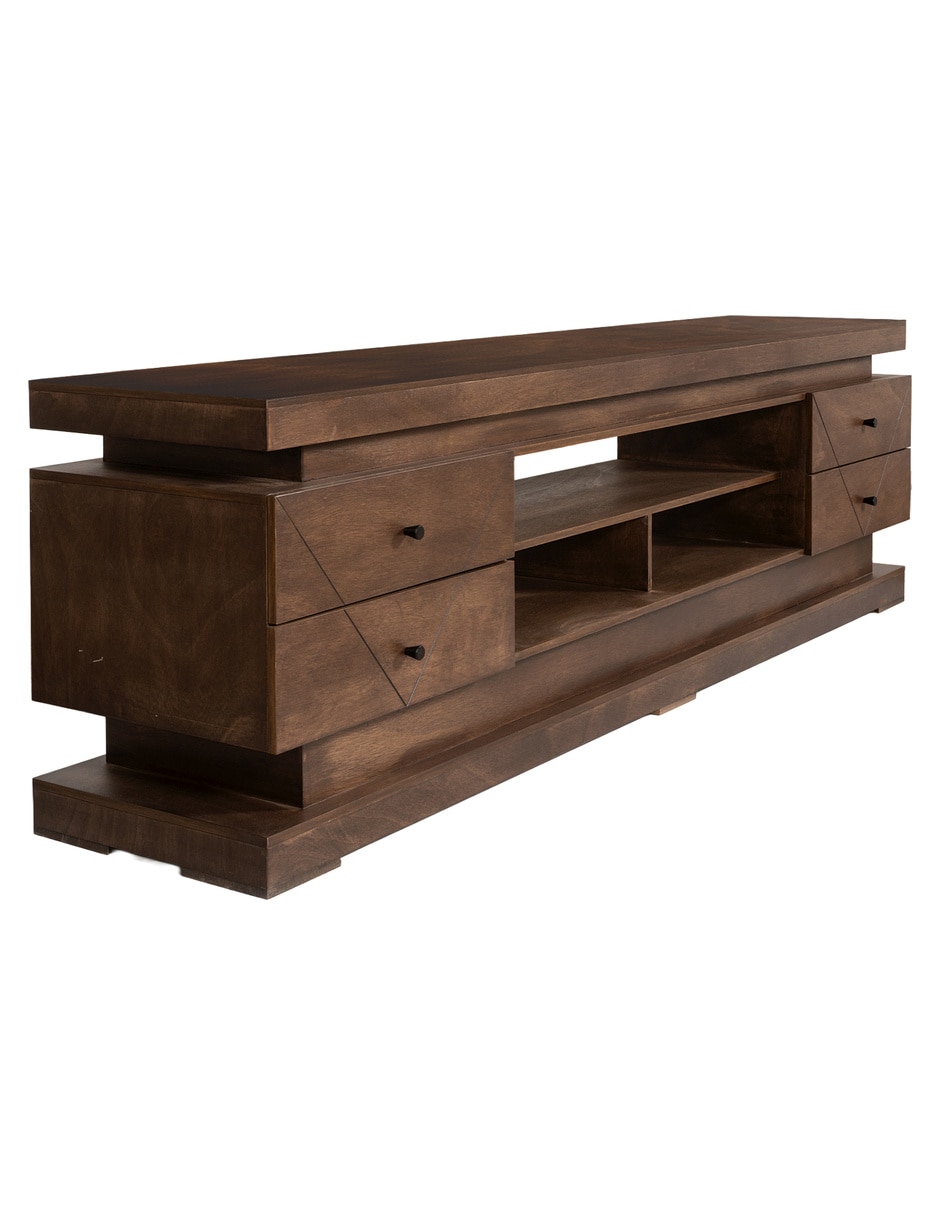 Mueble de tv luciana de madera 2