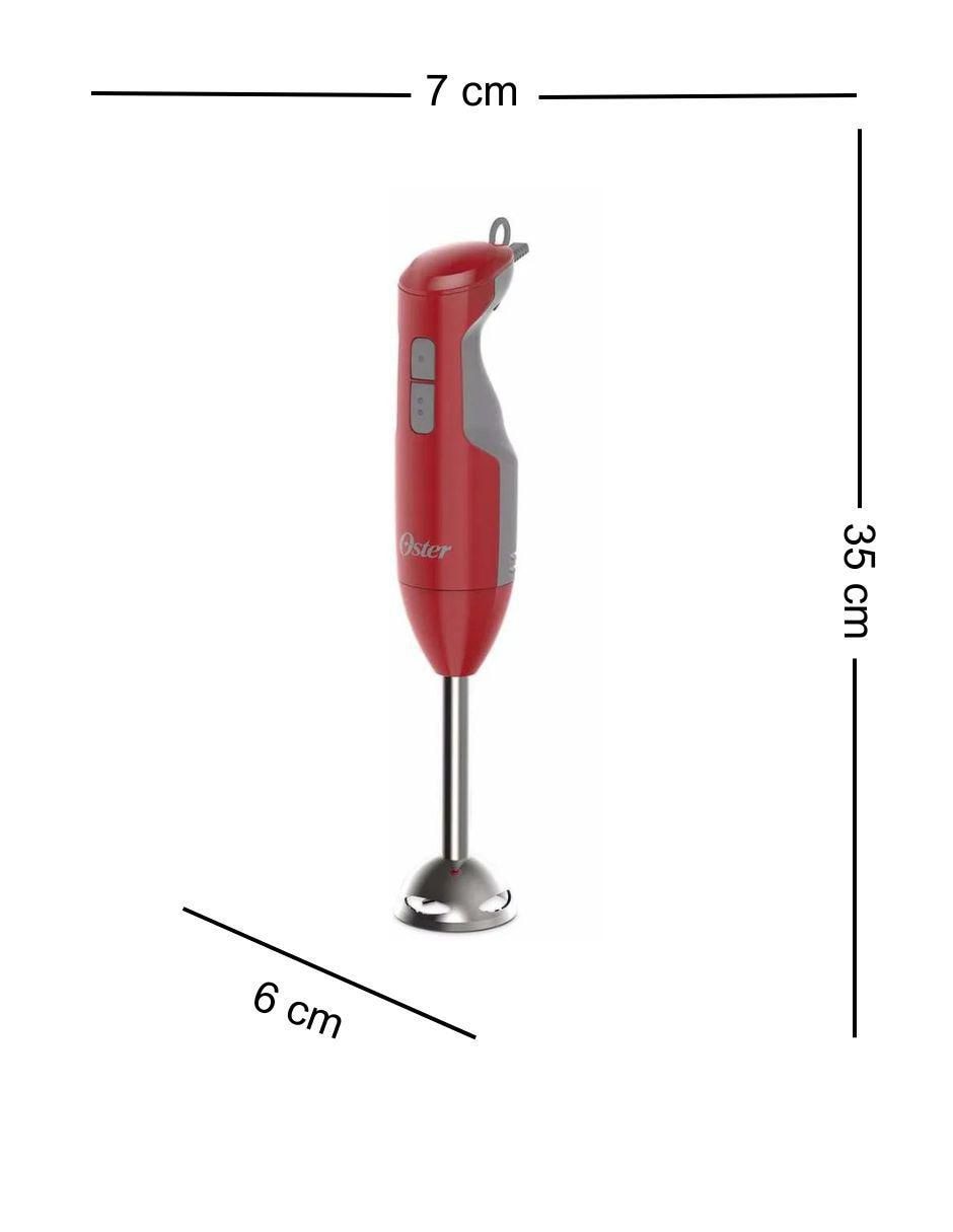 BATIDORA INMERSIÓN FPSTHB2610R O, ROJO 3