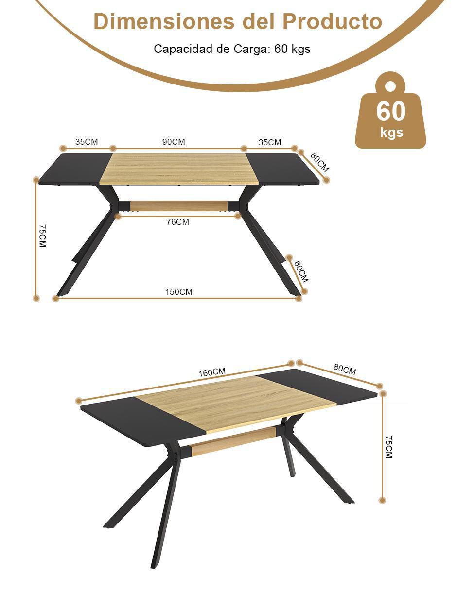 Mesa armable blicker 10
