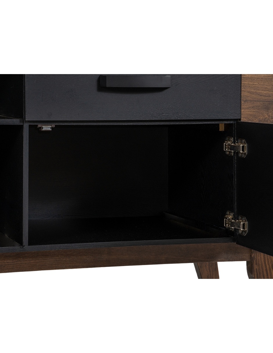 Mueble de TV armable Roma de madera 11