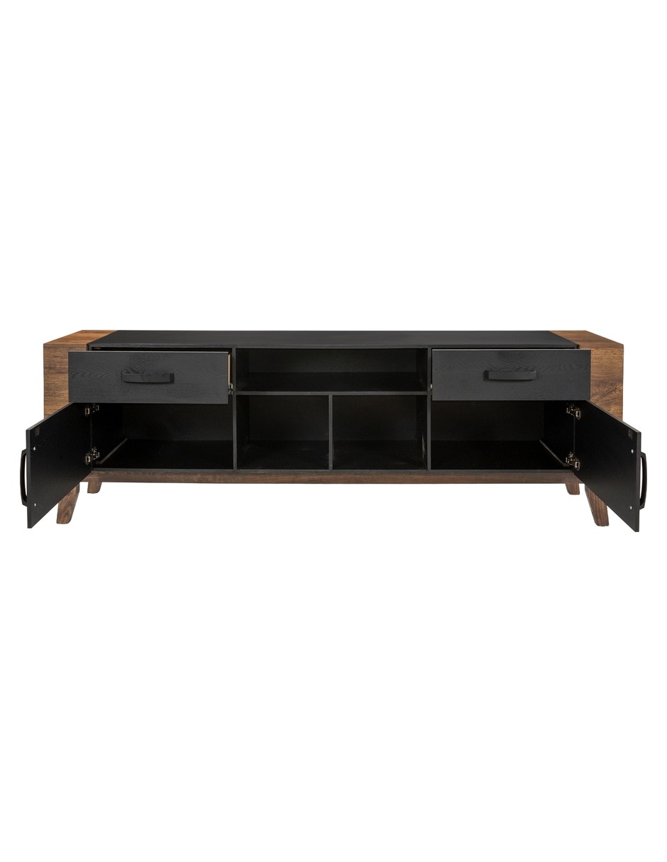 Mueble de TV armable Roma de madera 4