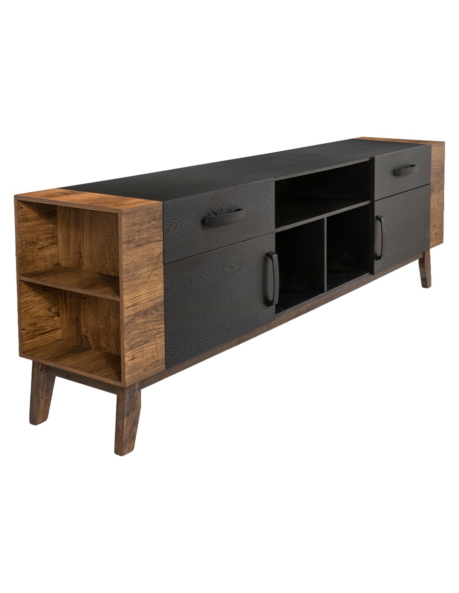 Mueble de TV armable Roma de madera