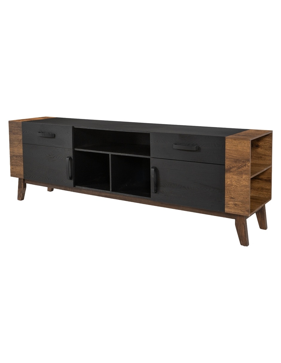 Mueble de TV armable Roma de madera 12
