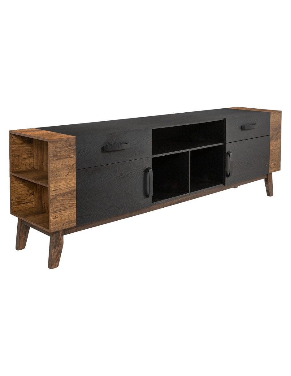 Mueble de TV armable Roma de madera 7
