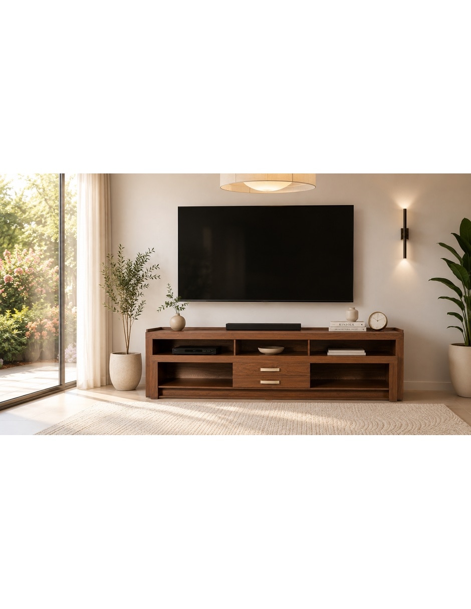 Mueble de TV armable Tulum de madera