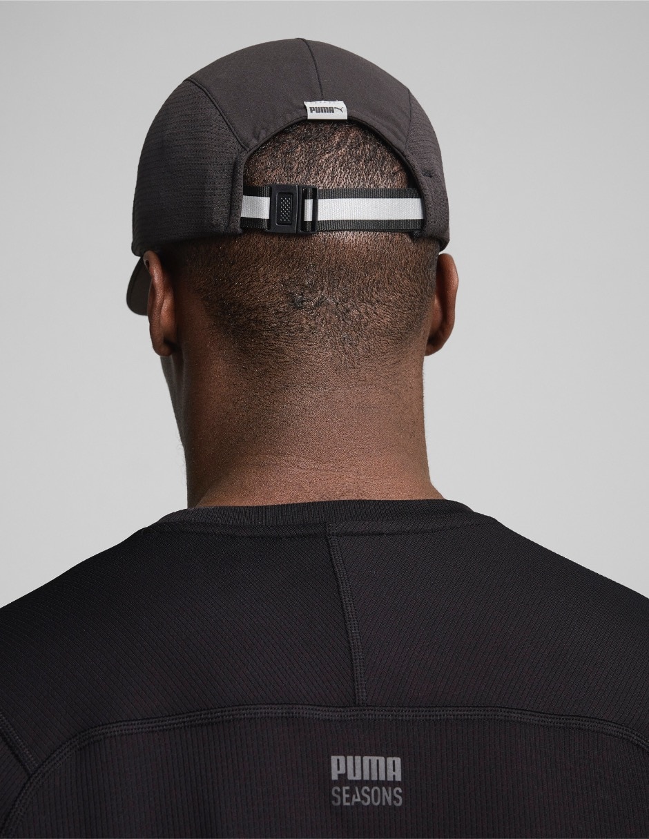 Gorra con visera plana hebilla para correr para adulto