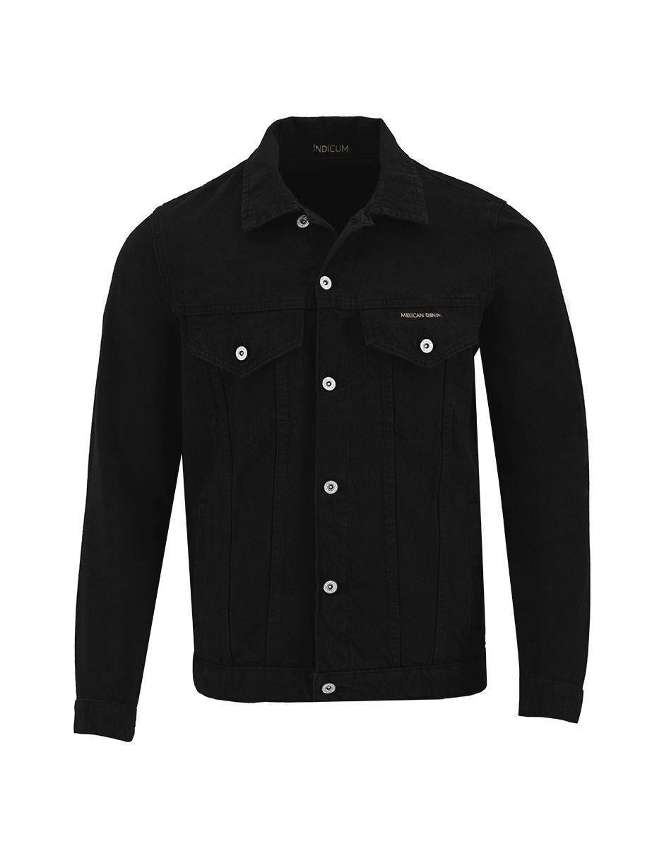 Chamarra denim de mezclilla con bolsillos para hombre 5
