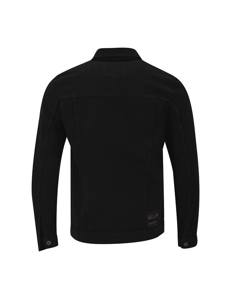 Chamarra denim de mezclilla con bolsillos para hombre 6