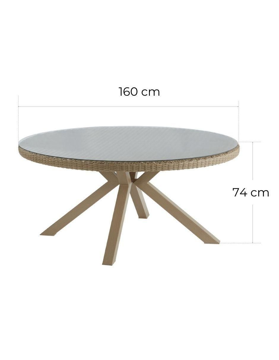 Mesa armable medena 8