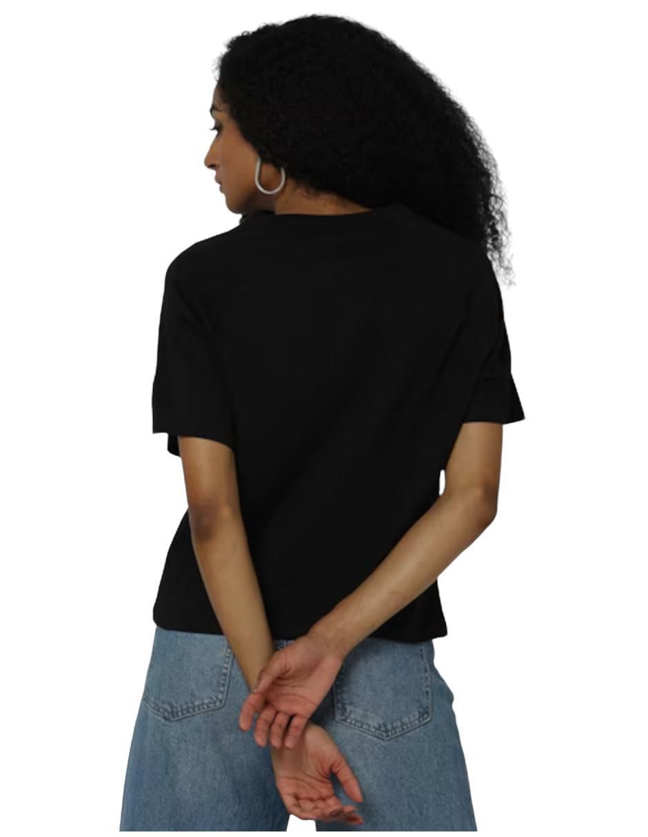 Playera manga corta Buda cuello redondo mujer 3