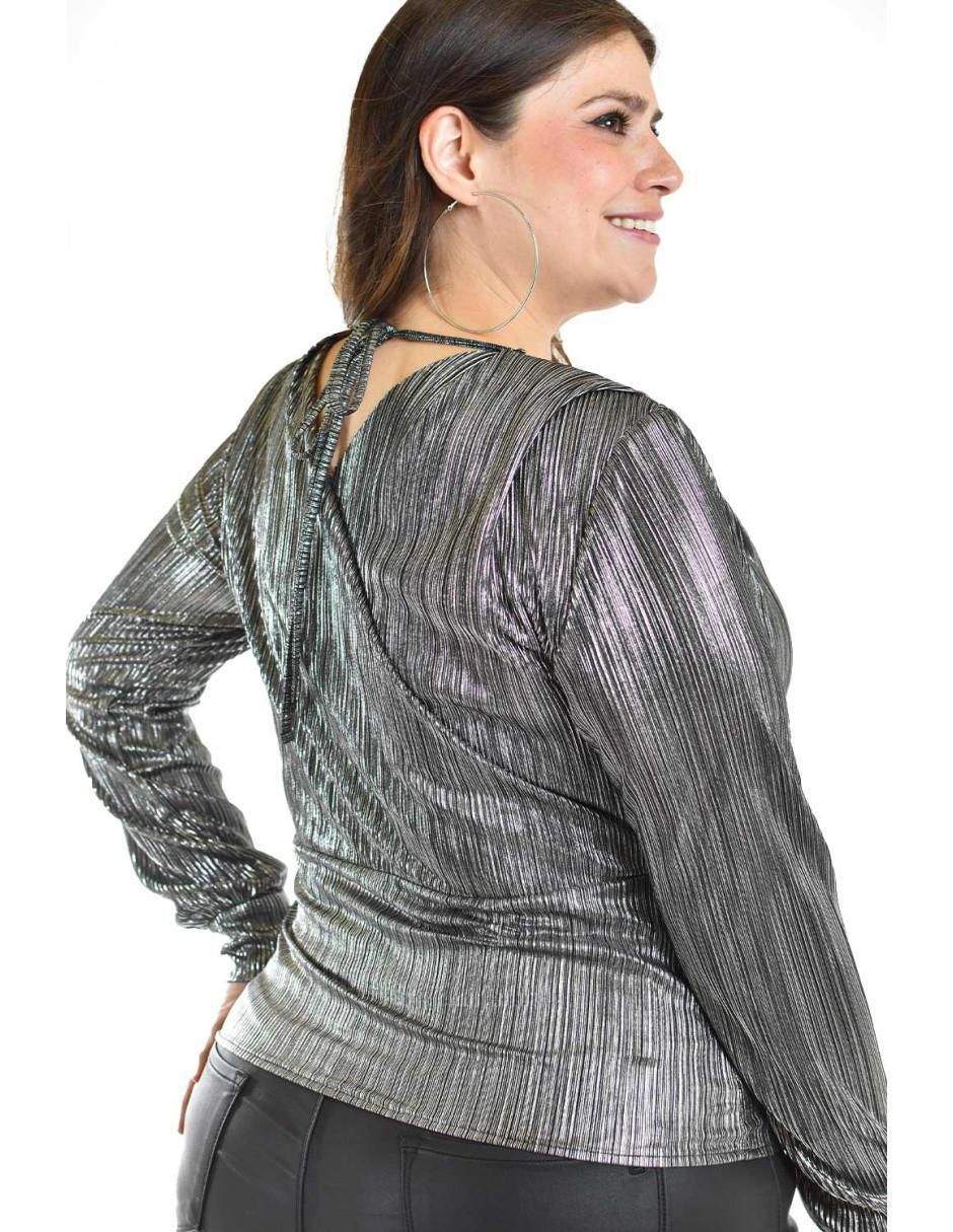 Blusa camisera Kur.Kuma manga larga para mujer