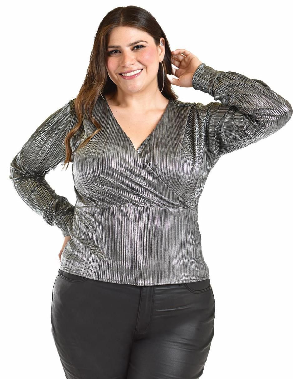 Blusa camisera Kur.Kuma manga larga para mujer