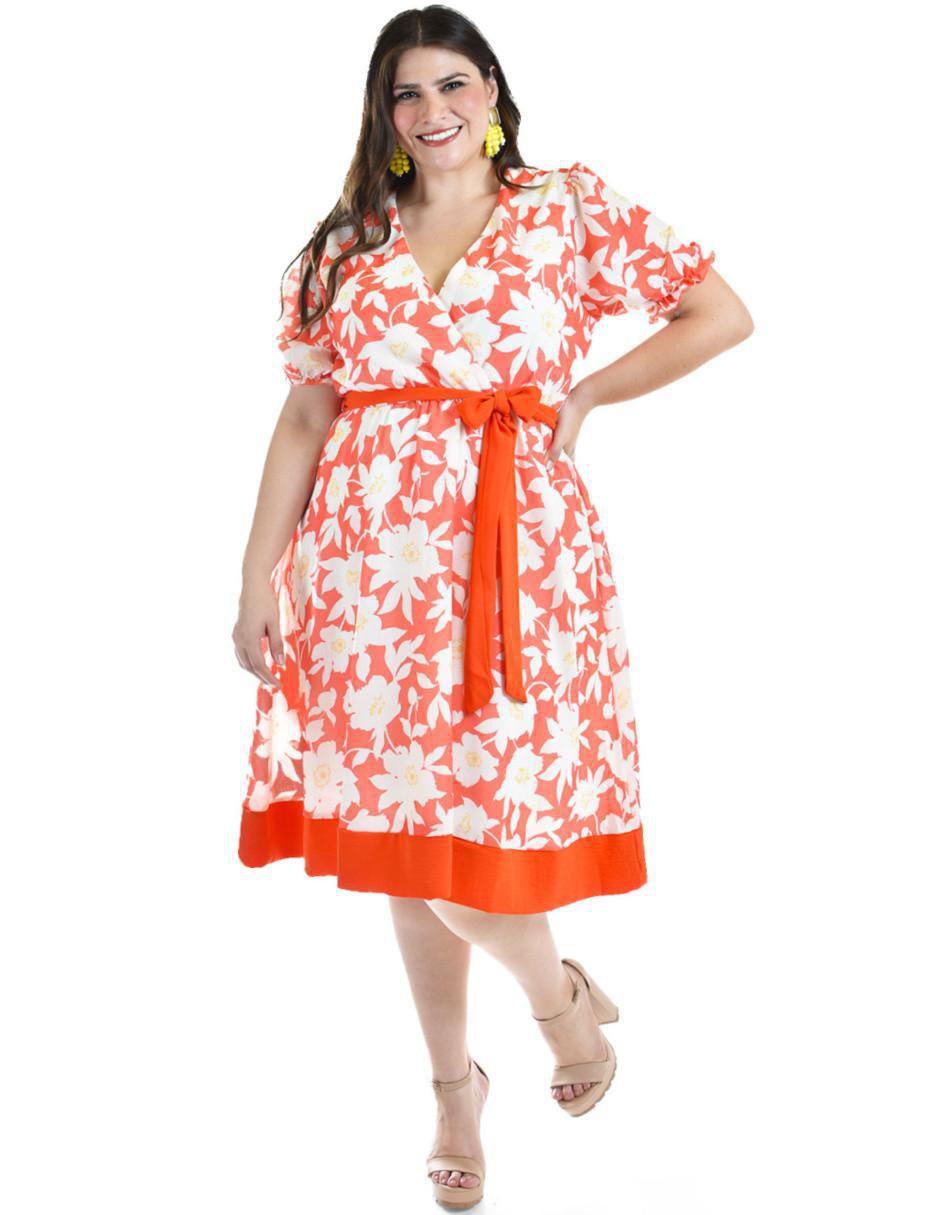 Vestido a la rodilla casual para mujer