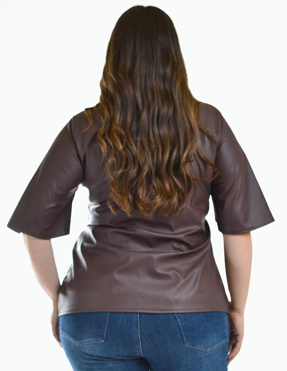 Blusa manga al codo para mujer 8