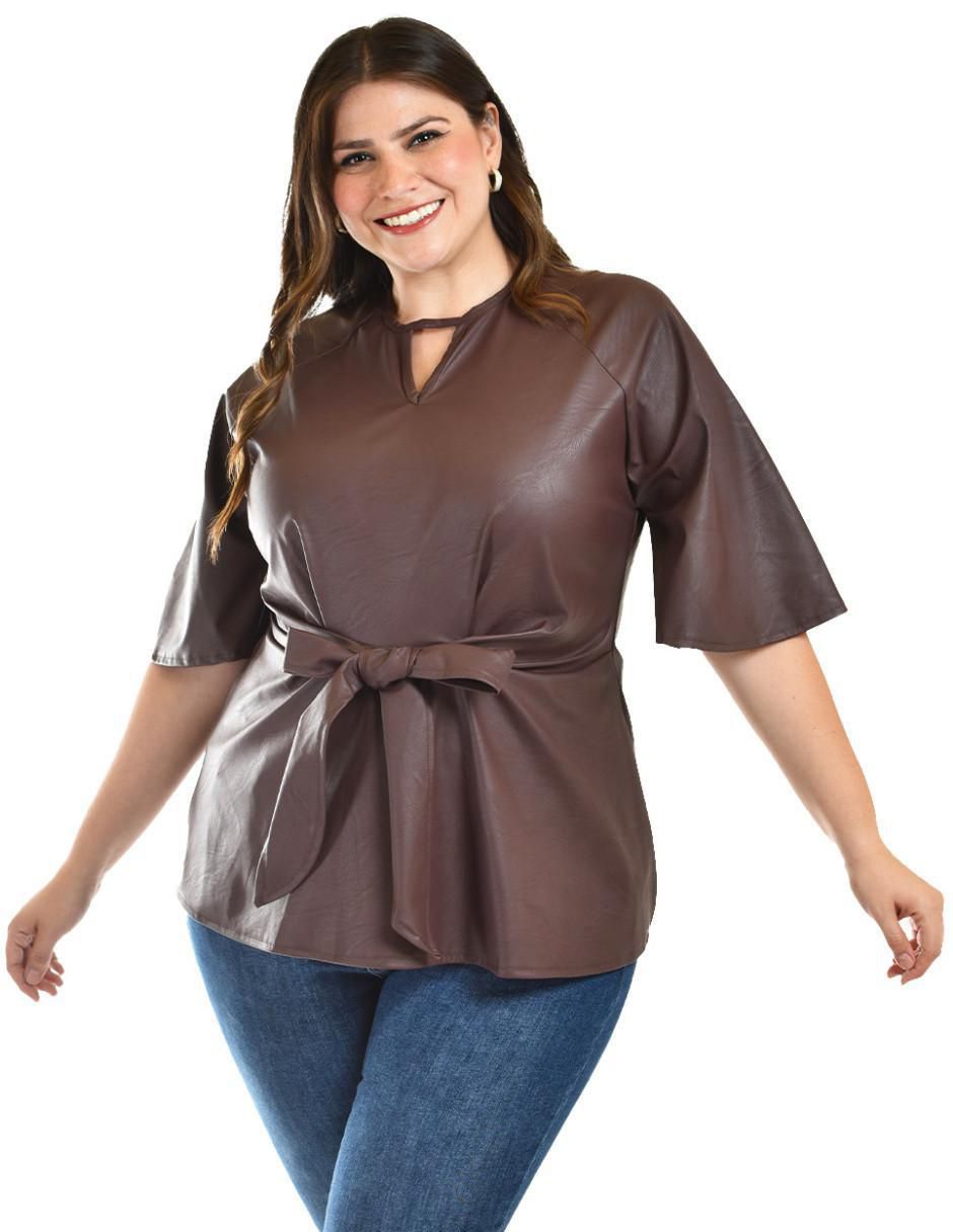 Blusa manga al codo para mujer 9