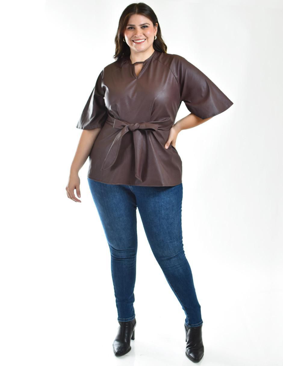 Blusa manga al codo para mujer 10
