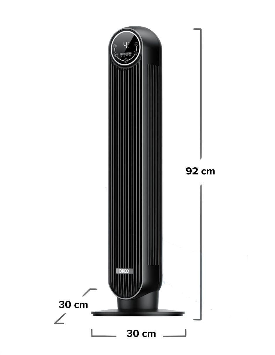 VENTILADOR DE TORRE DR-HTF007 D, NEGRO