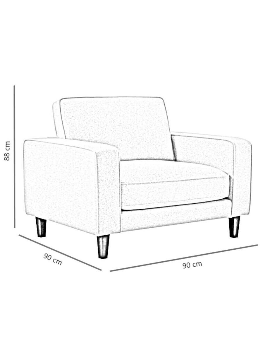 Sillón Dallas de lino 4