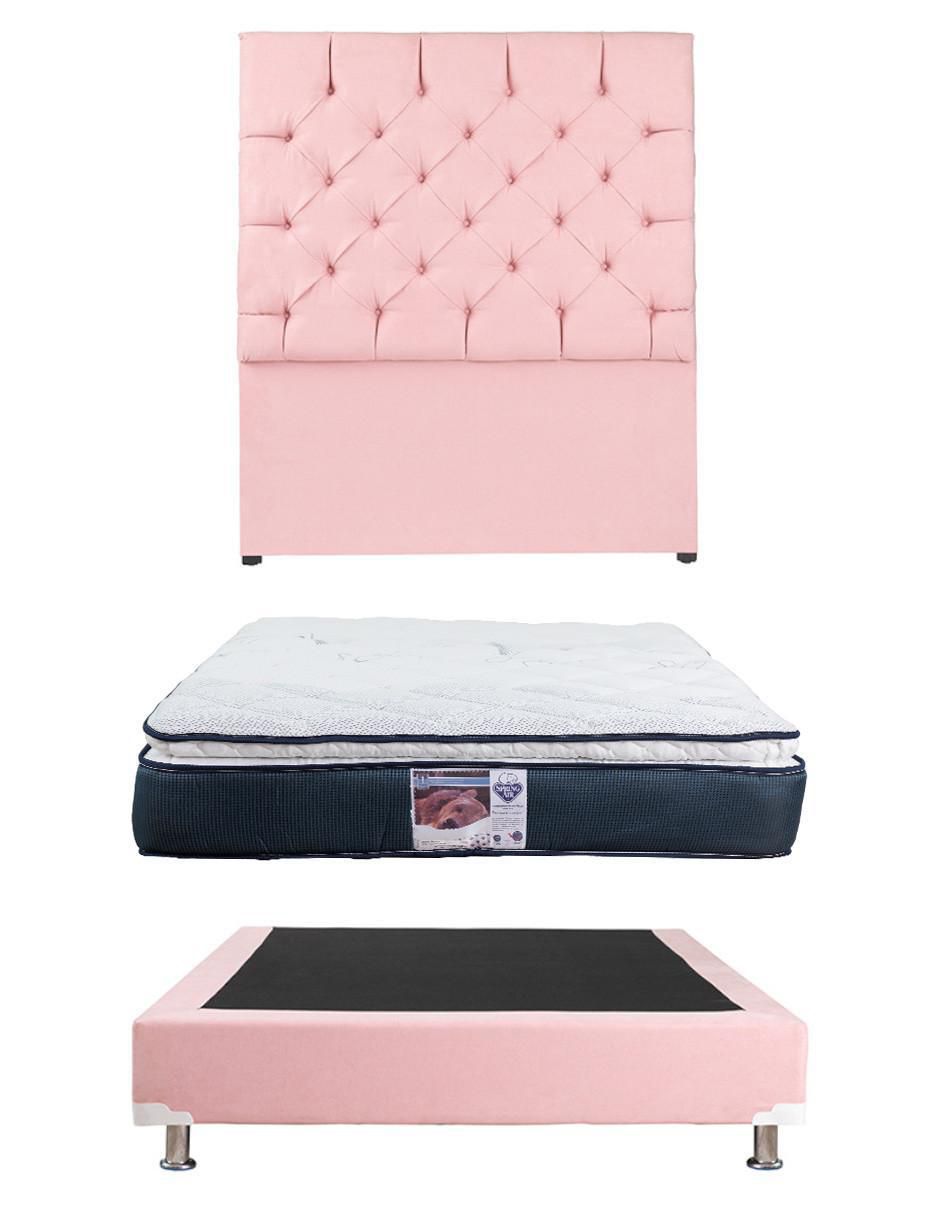 Set Recámara Capri Box Mónaco de madera pino Set Recámara Capri Box Mónaco de madera pino