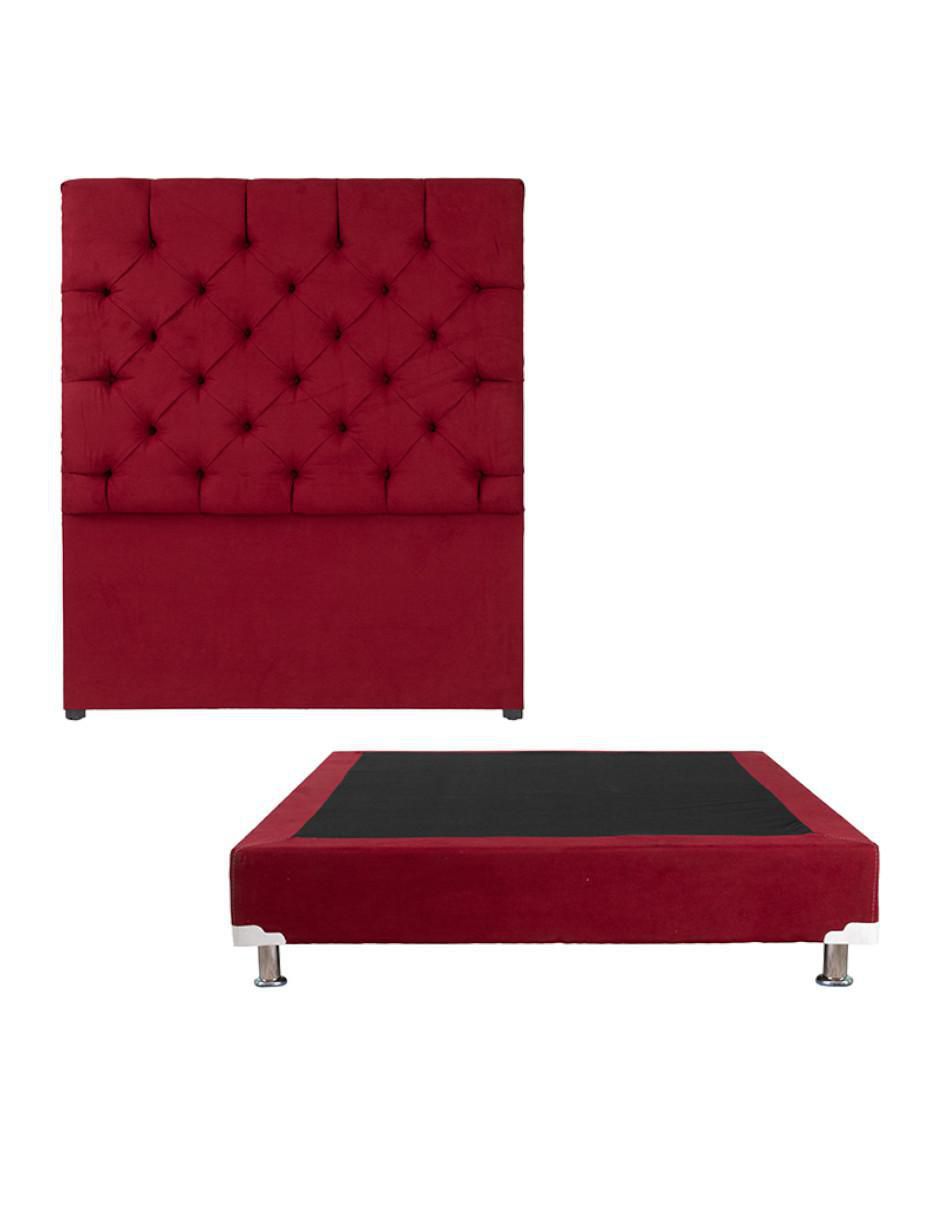 Set Recámara Capri Box Mónaco de madera pino 6