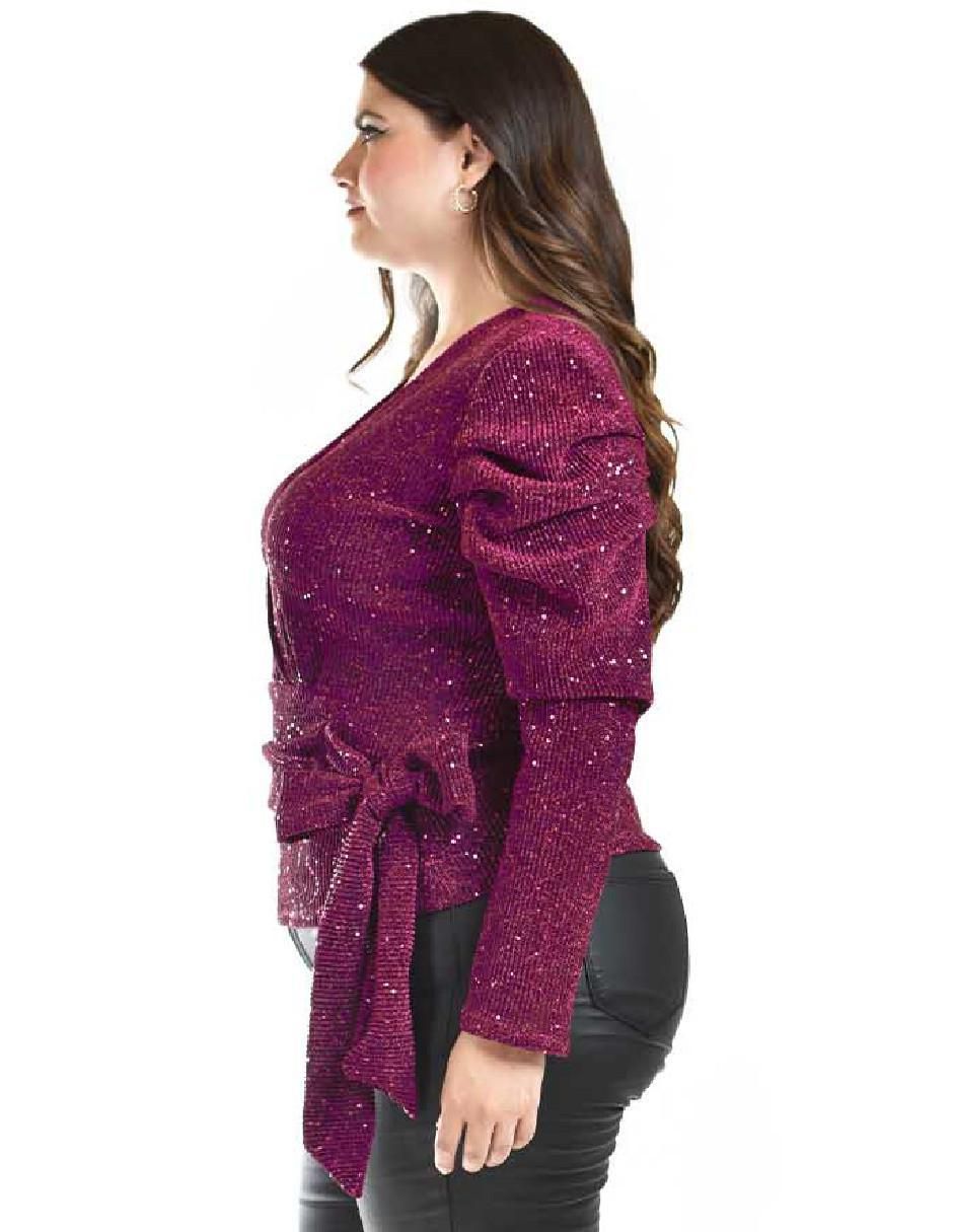 Blusa manga larga para mujer 8