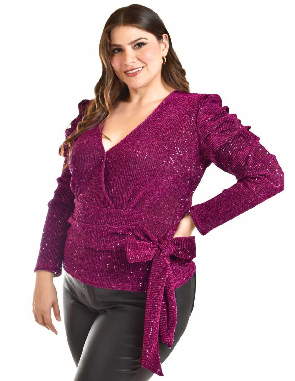 Blusa manga larga para mujer 11