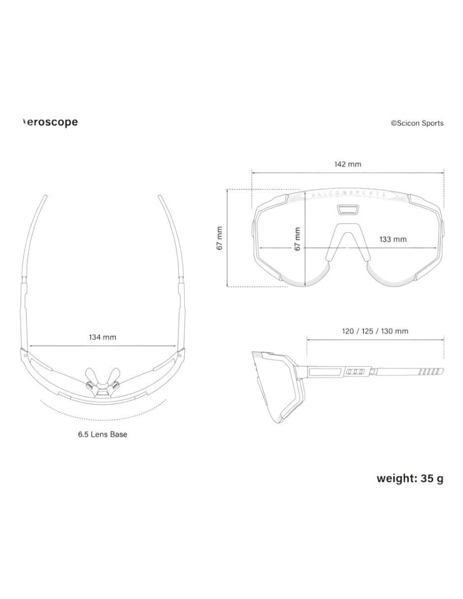 Lentes de ciclismo Aeroscope 6