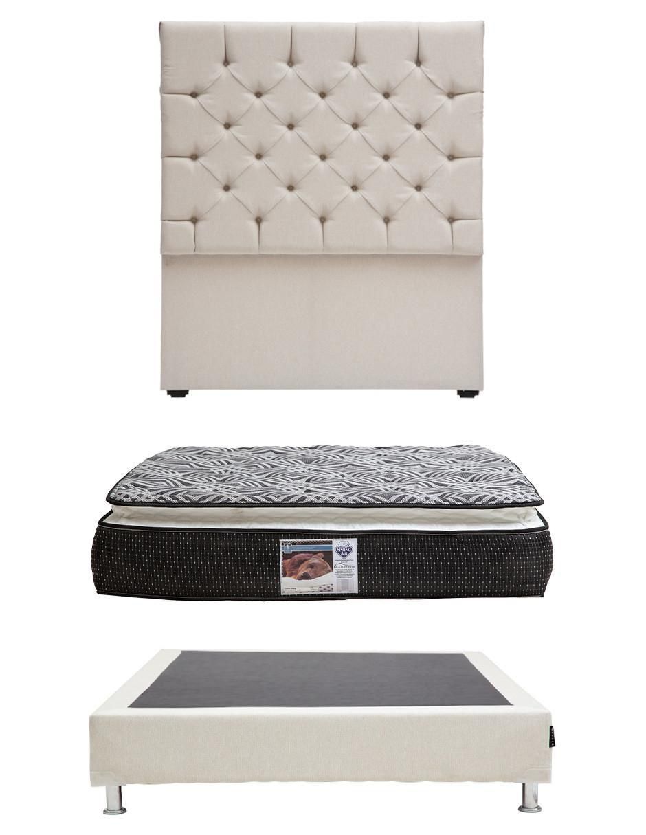 Set Recámara Capri Box Omega de madera pino