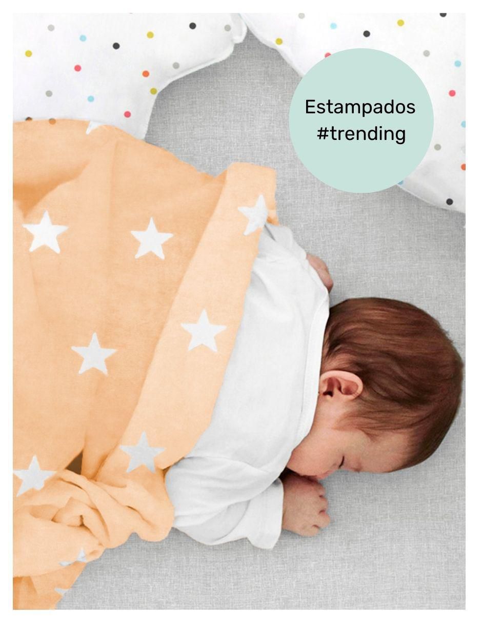 Frazada de tejido plano Nap Estrellas para bebé