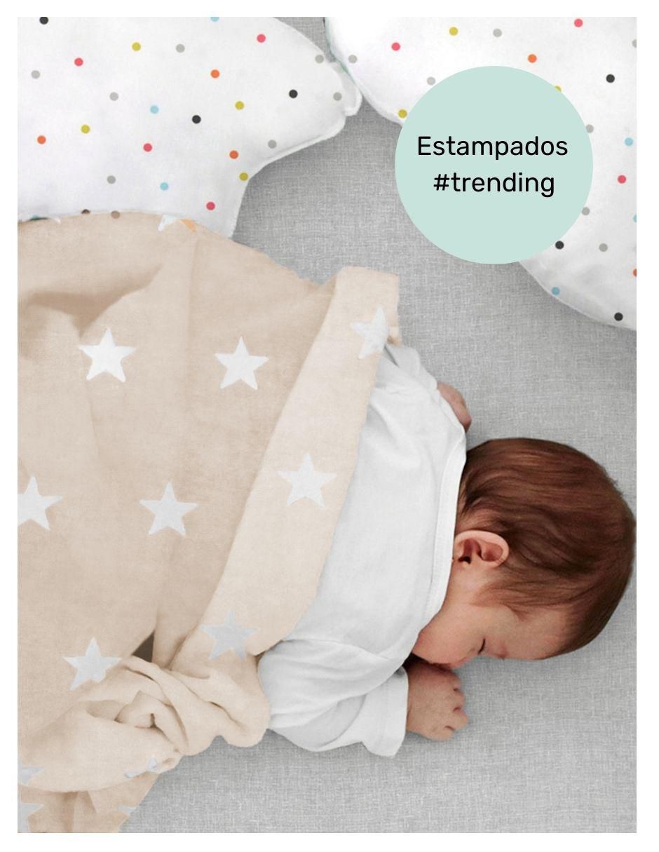 Frazada de tejido plano Nap Estrellas para bebé