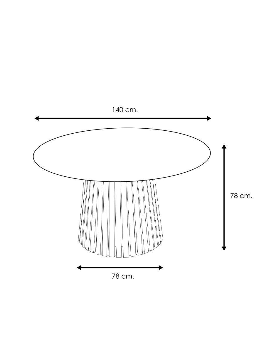 Comedor para 2 personas de mármol 13