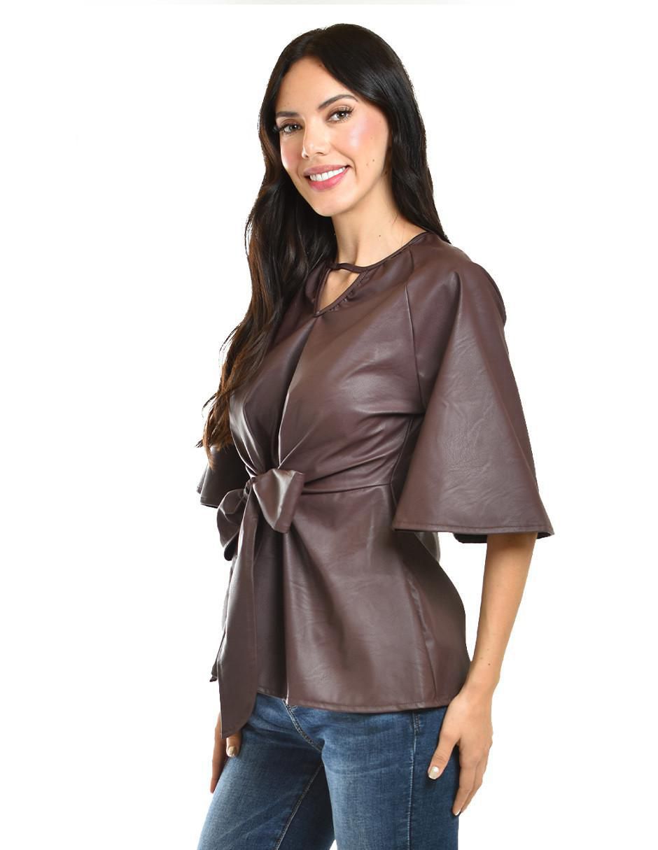Blusa manga al codo para mujer 6