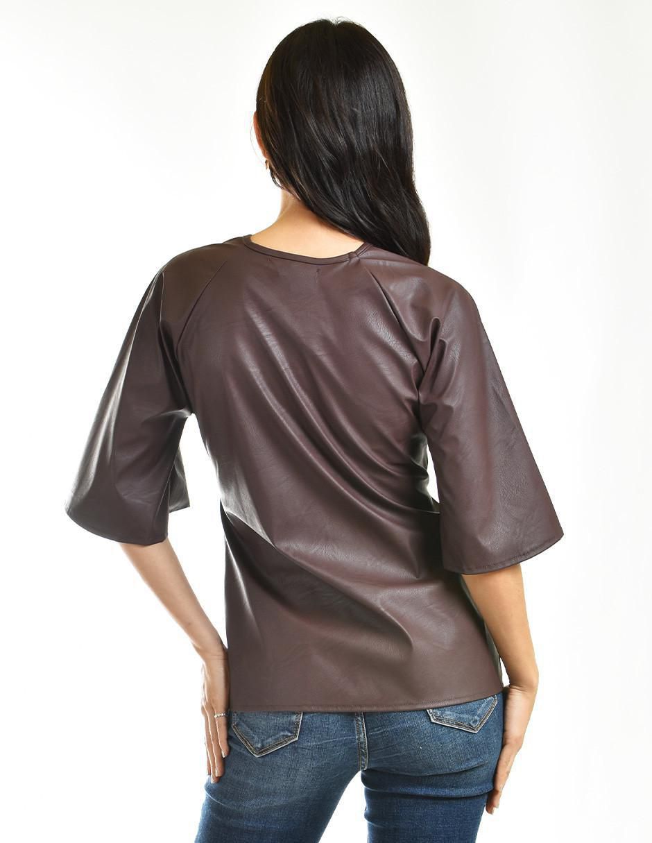 Blusa manga al codo para mujer 7