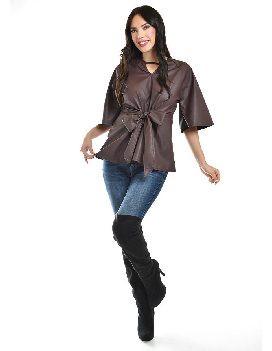 Blusa manga al codo para mujer 8