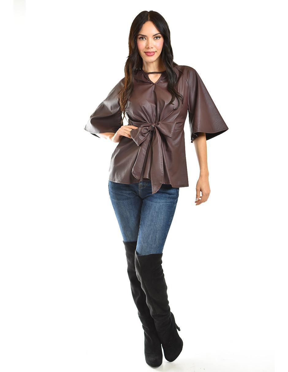 Blusa manga al codo para mujer 9